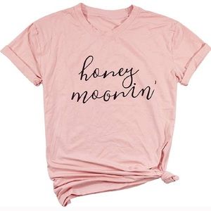 Honeymoon tee pink